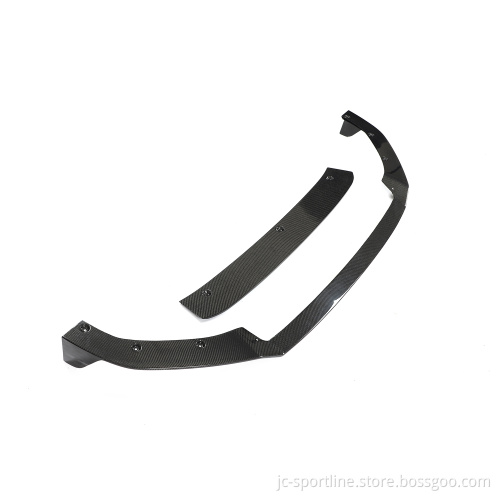 Carbon Fiber Front Bumper Lip Spoiler for Volkswagen Golf 7.5 GTI 2017-2019